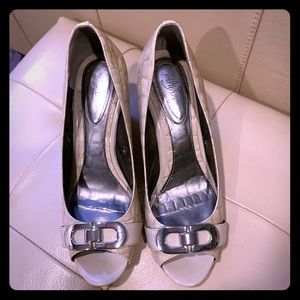 Alfani Step n Flex Peep Toe Wedges